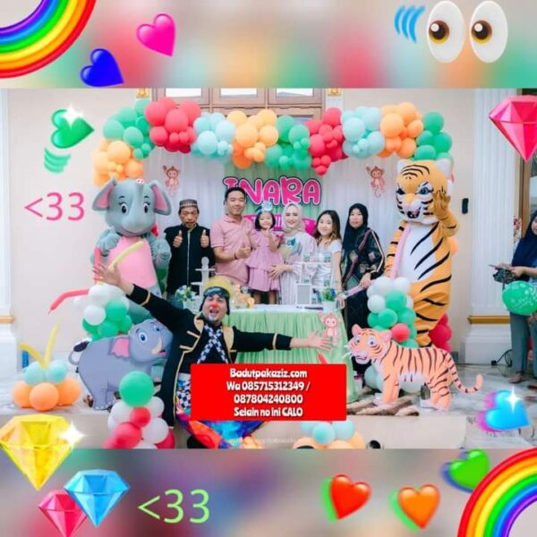 sewa badut pak aziz